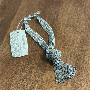 World Market Silver Chain Bracelet